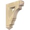 Ekena Millwork Balboa Arts & Crafts Rough Sawn Bracket, Douglas Fir, 4"W x 18"D x 22"H BKT04X18X22BOA03RDF - alternate 1